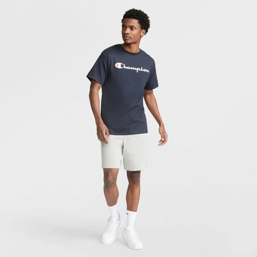 T-shirt clássica com grafismo, Script Logo
