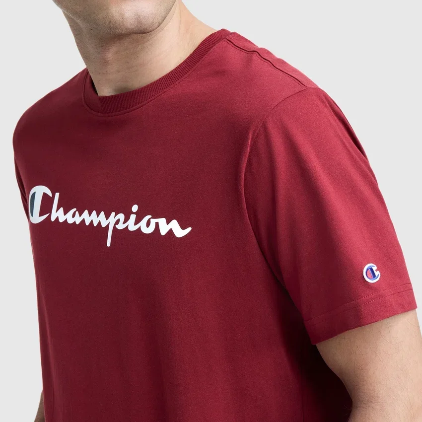 T-shirt clássica com grafismo, Script Logo