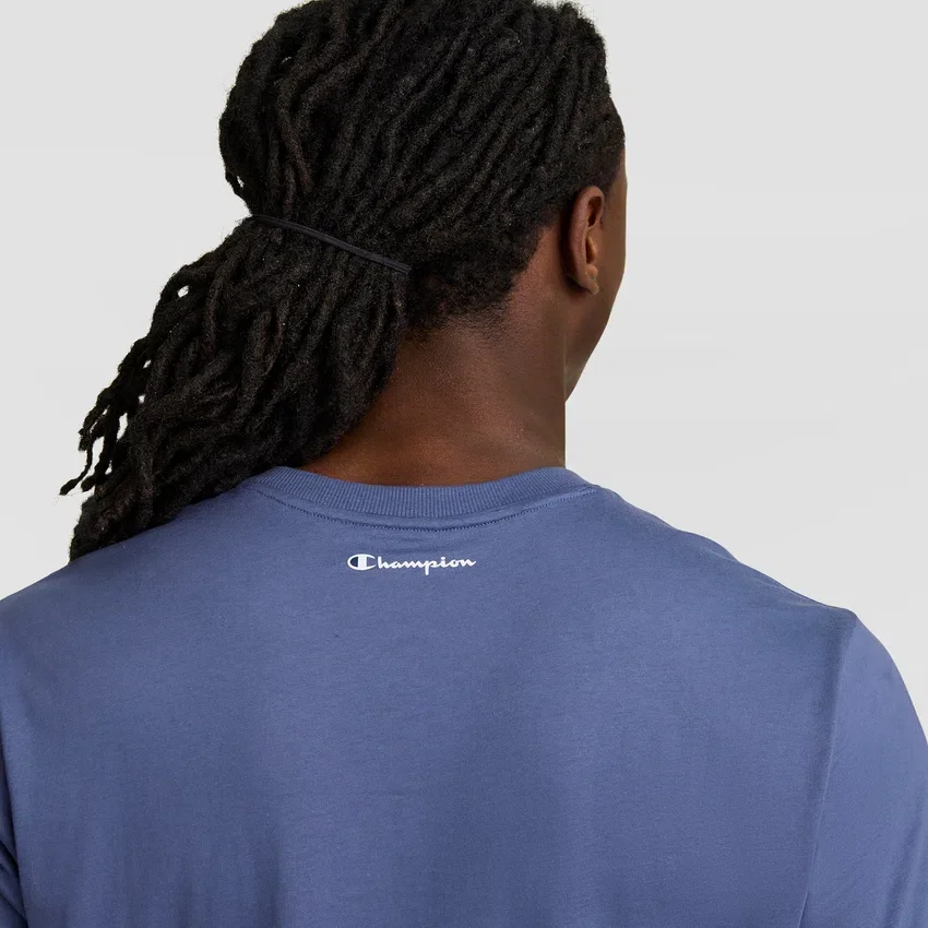 T-shirt clássica com grafismo, Script Logo