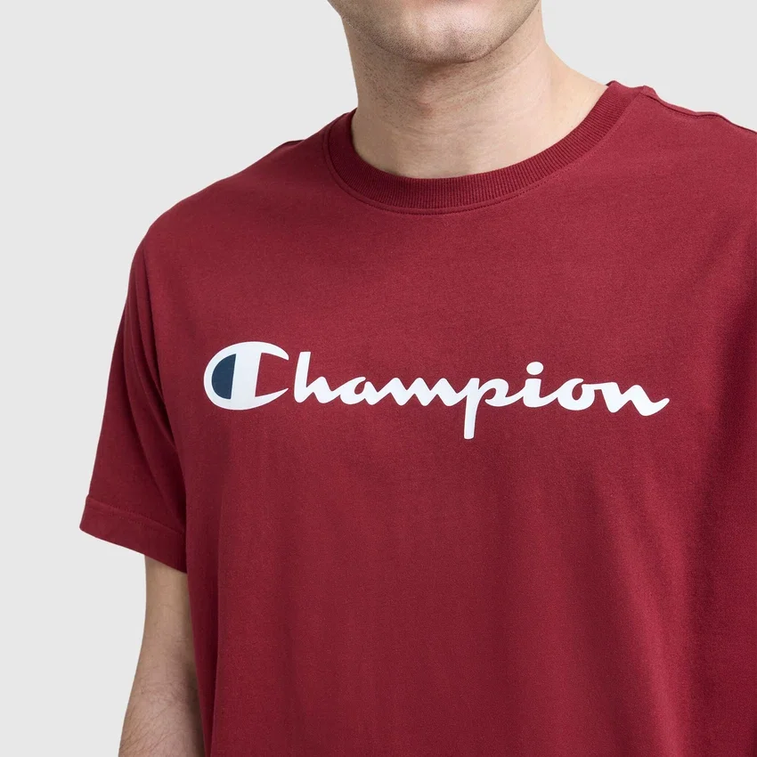 T-shirt clássica com grafismo, Script Logo