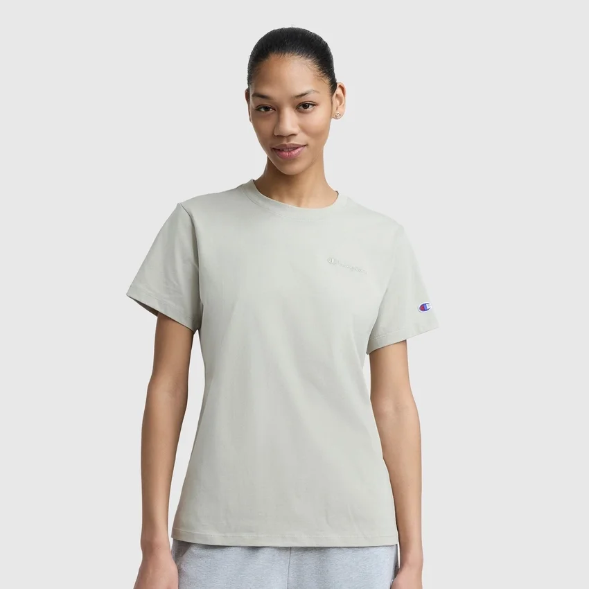 T-shirt clássica, logótipo tonal no lado esquerdo do peito