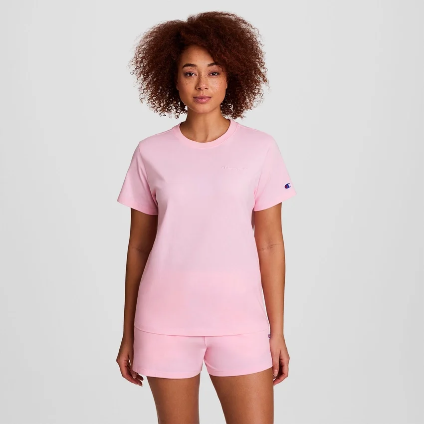 T-shirt clássica, logótipo tonal no lado esquerdo do peito