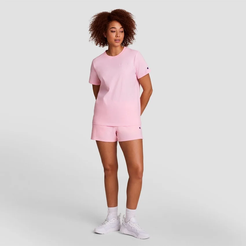 T-shirt clássica, logótipo tonal no lado esquerdo do peito