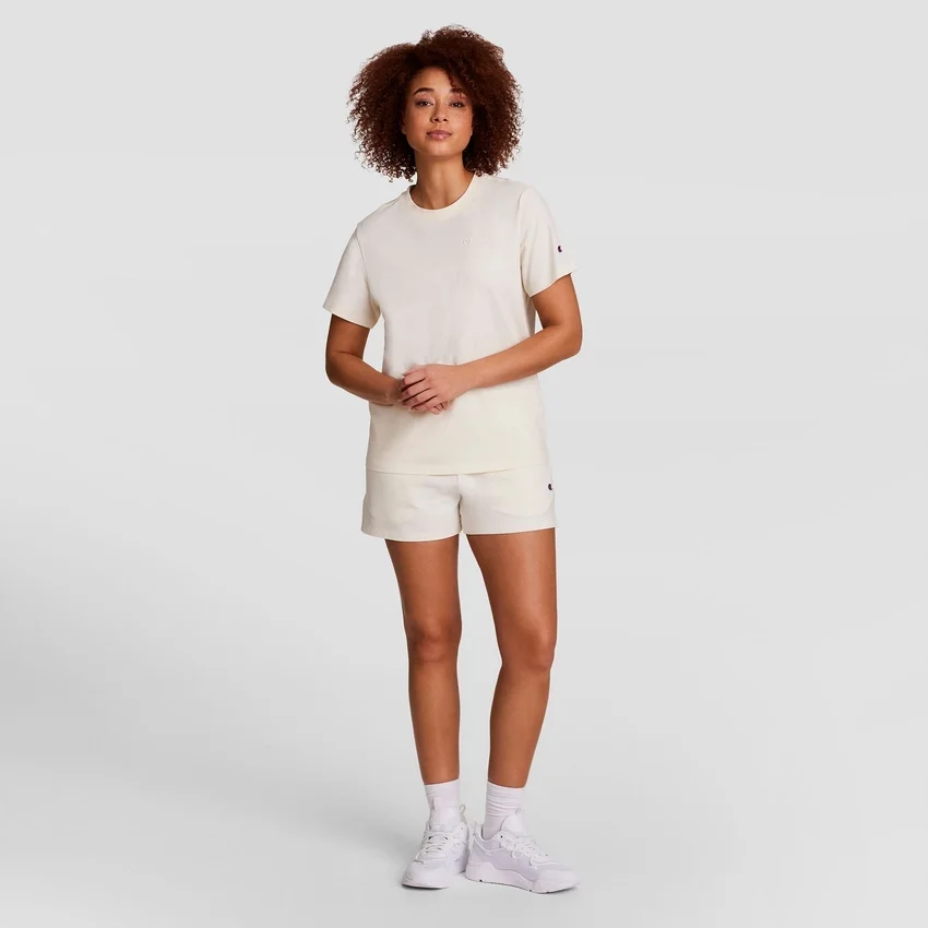 T-shirt clássica, logótipo tonal no lado esquerdo do peito