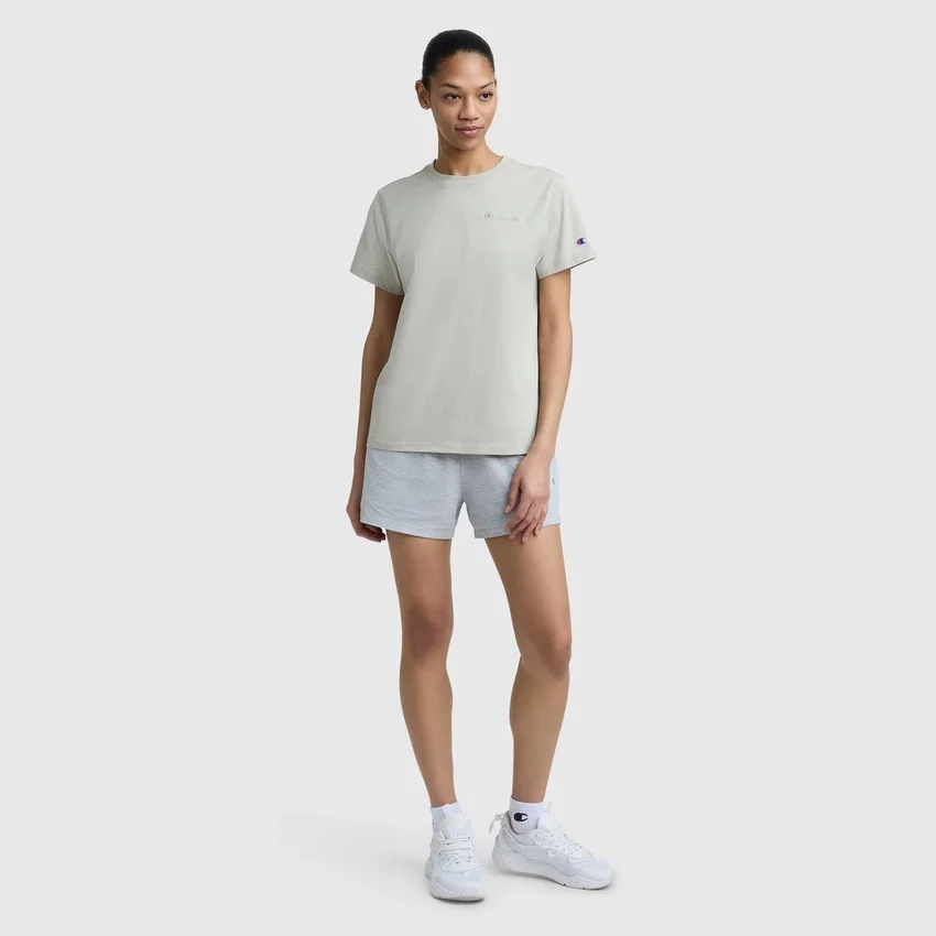 T-shirt clássica, logótipo tonal no lado esquerdo do peito