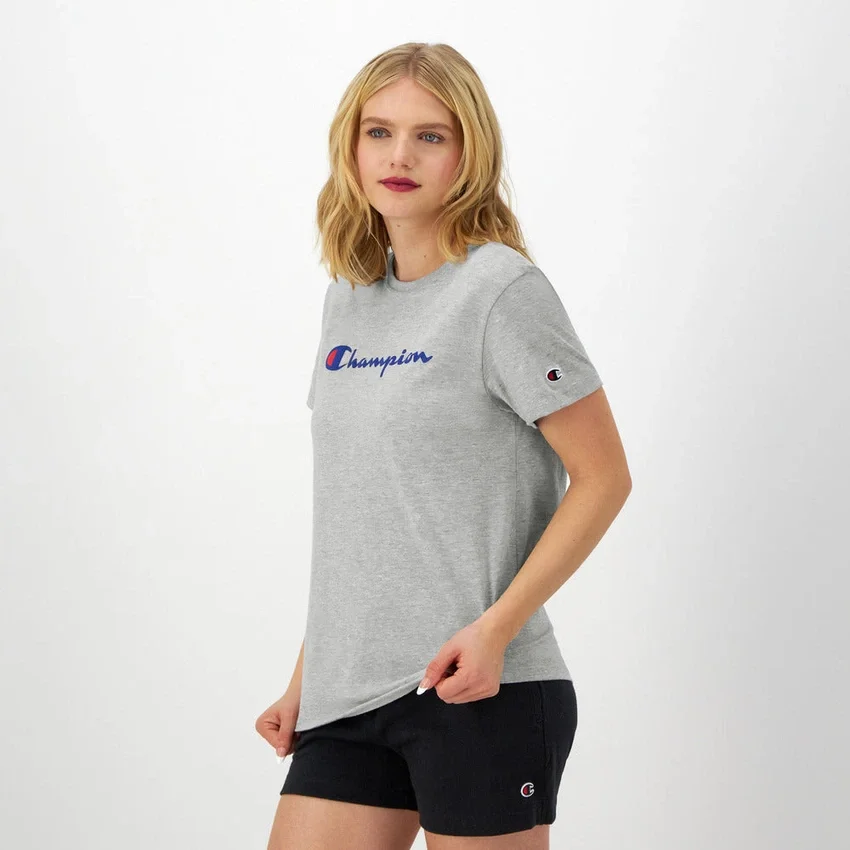 T-shirt Clássica, Script Logo