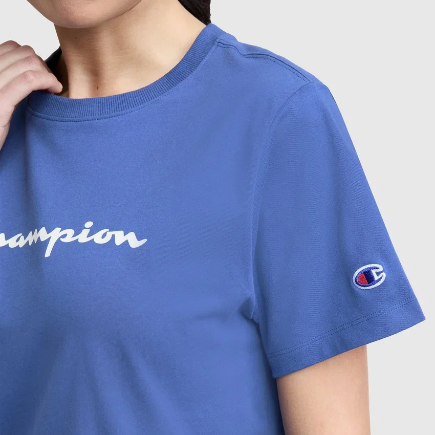 T-shirt Clássica, Script Logo
