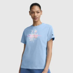 T-shirt com estampado «Blurred Roses», C Logo