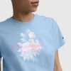 T-shirt com estampado «Blurred Roses», C Logo