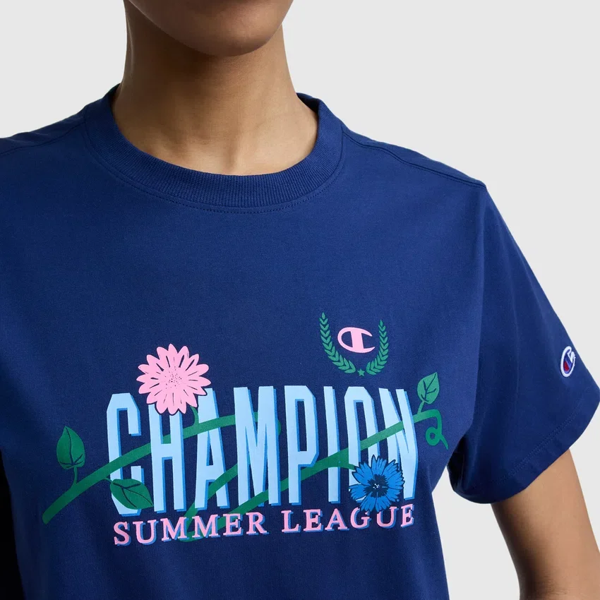 T-shirt com estampado Summer League, C Logo
