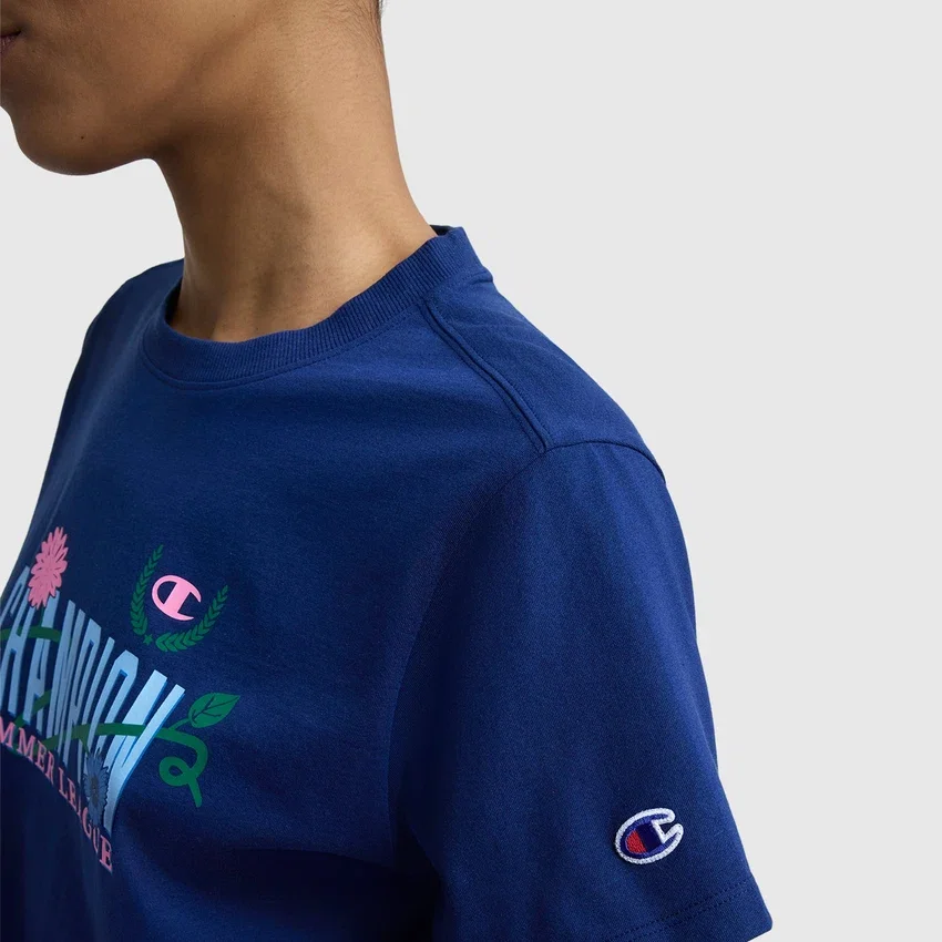 T-shirt com estampado Summer League, C Logo