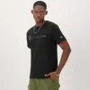 T-shirt com grafismo clássico, Script Logo em letra cursiva tonal