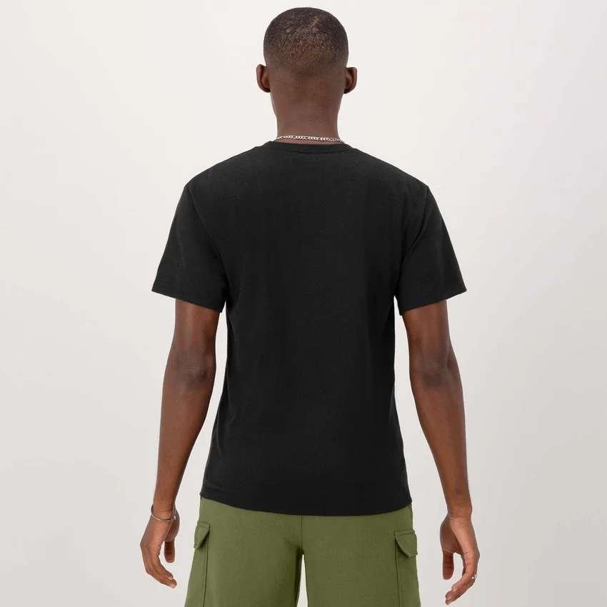 T-shirt com grafismo clássico, Script Logo em letra cursiva tonal