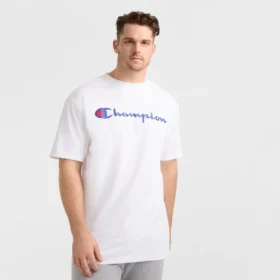 T-shirt com grafismo clássico, Script Logo – Tamanhos grandes e altos