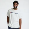 T-shirt com grafismo clássico, Script Logo – Tamanhos grandes e altos