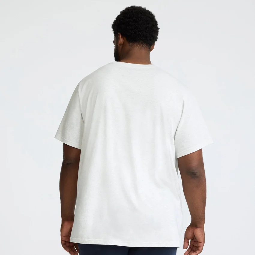T-shirt com grafismo clássico, Script Logo – Tamanhos grandes e altos