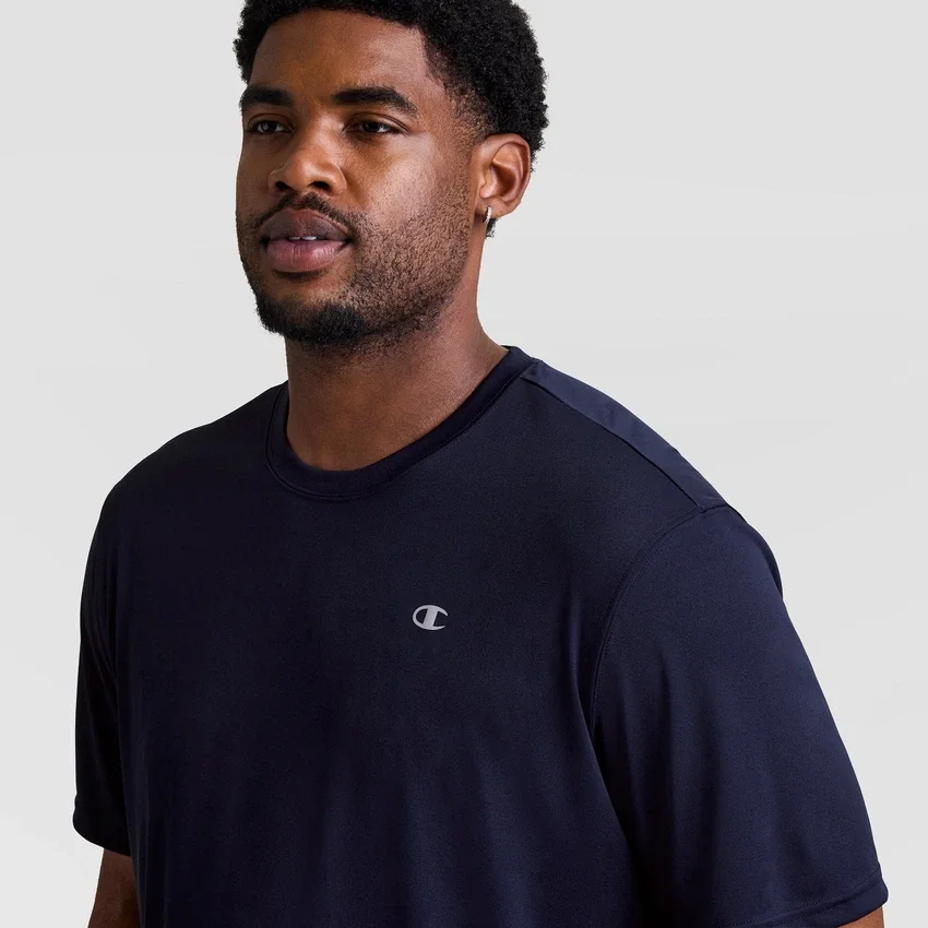 T-shirt desportiva, C Logo refletor - Tamanhos grandes e altos