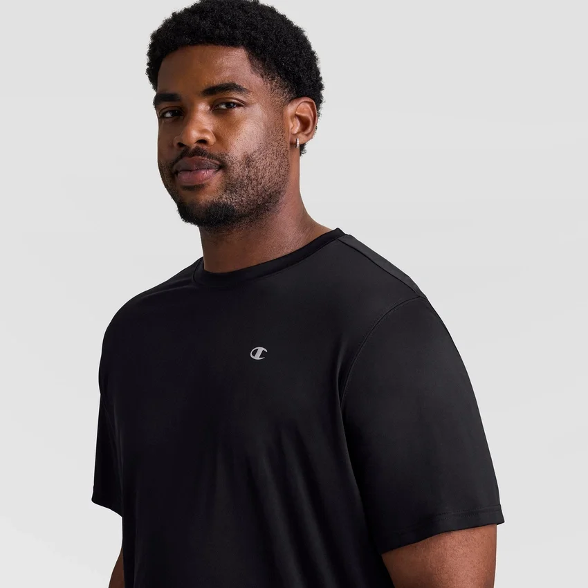 T-shirt desportiva, C Logo refletor - Tamanhos grandes e altos