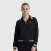 Top Pitcher com gola alta e fecho completo, C Logo