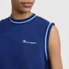 Top sem mangas Country Club, Script Logo bordado
