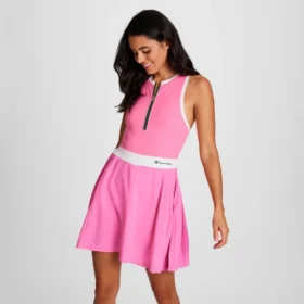 Vestido de ténis Match Point, Script Logo bordado