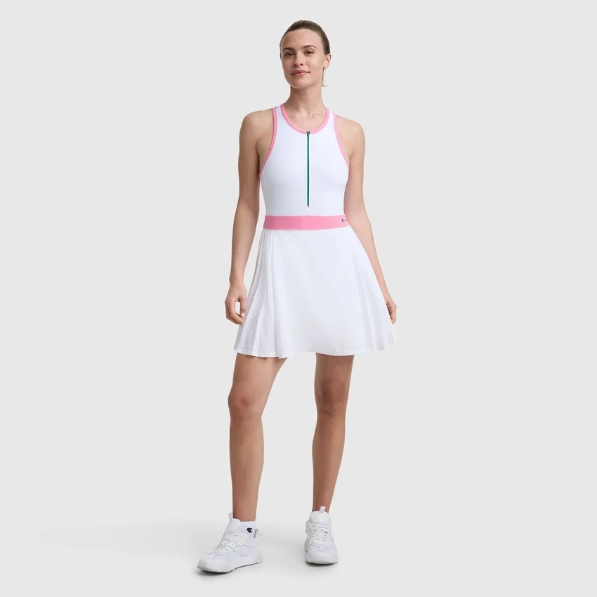 Vestido de ténis Match Point, Script Logo bordado